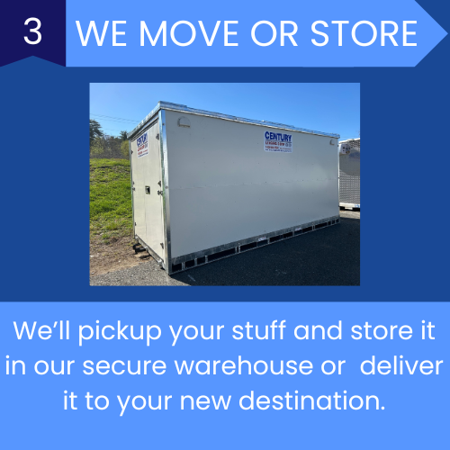 Storage on site icon we move or store